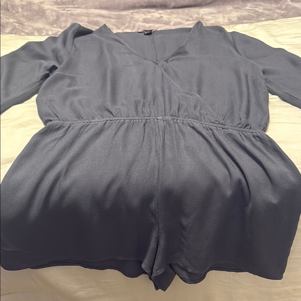 Forever 21 Elegant Gray Romper